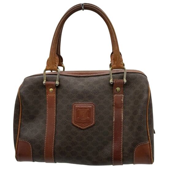 Celine Vintage Macadam Boston Bag*Beautiful Vintage Condition! Iconic Celine - Picture 1 of 15